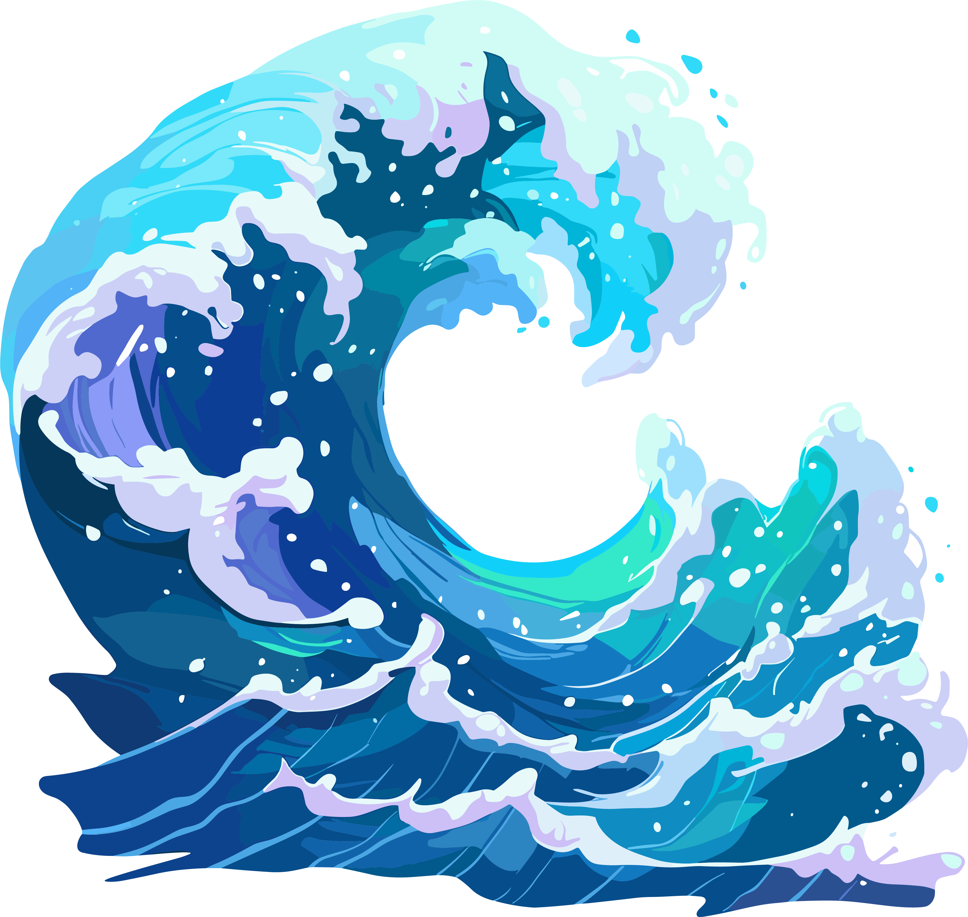 海浪高清图形素材