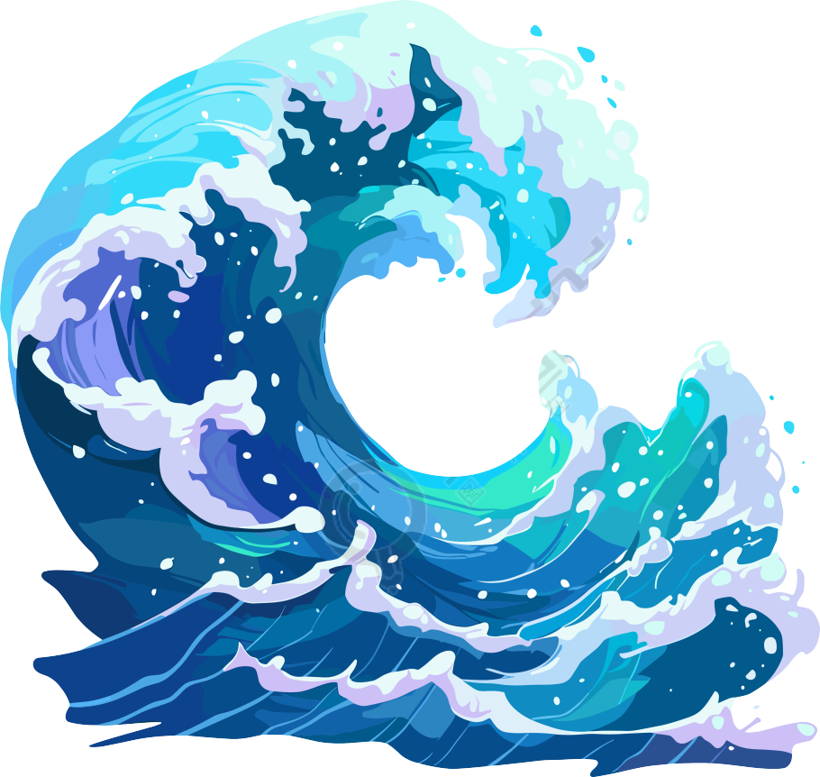 海浪高清图形素材