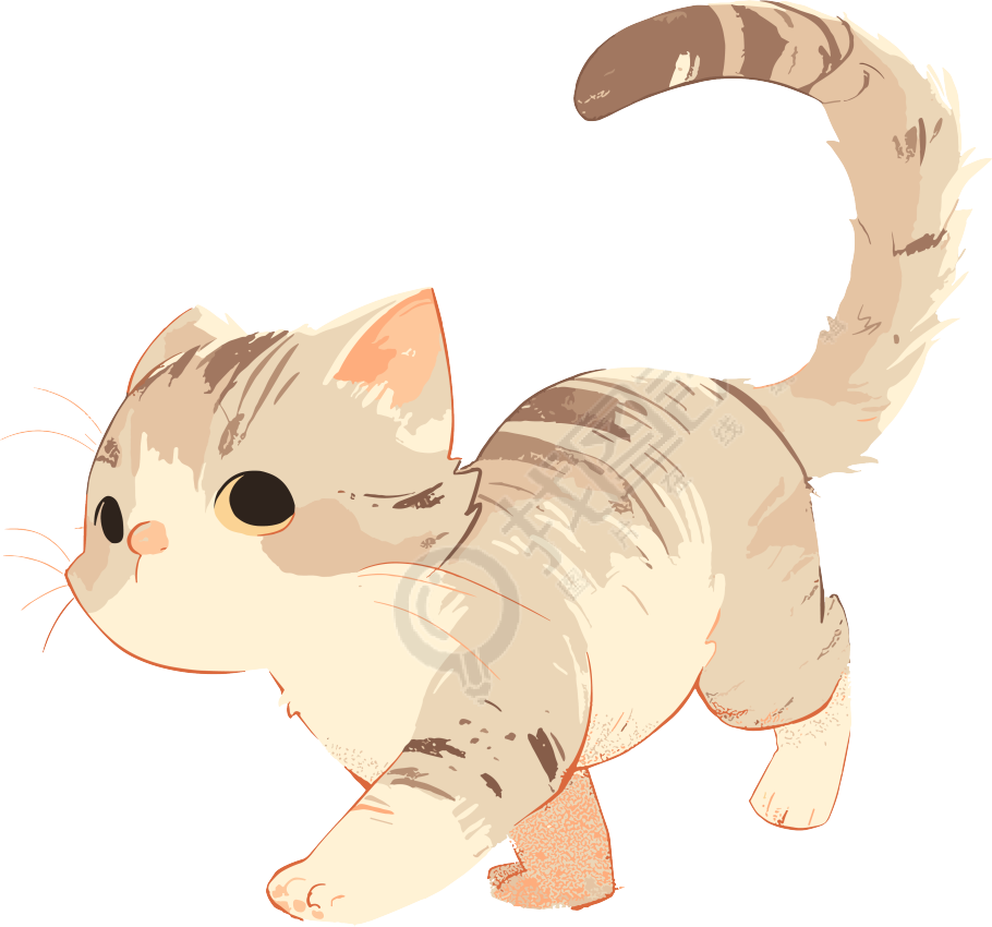 猫咪透明背景素材