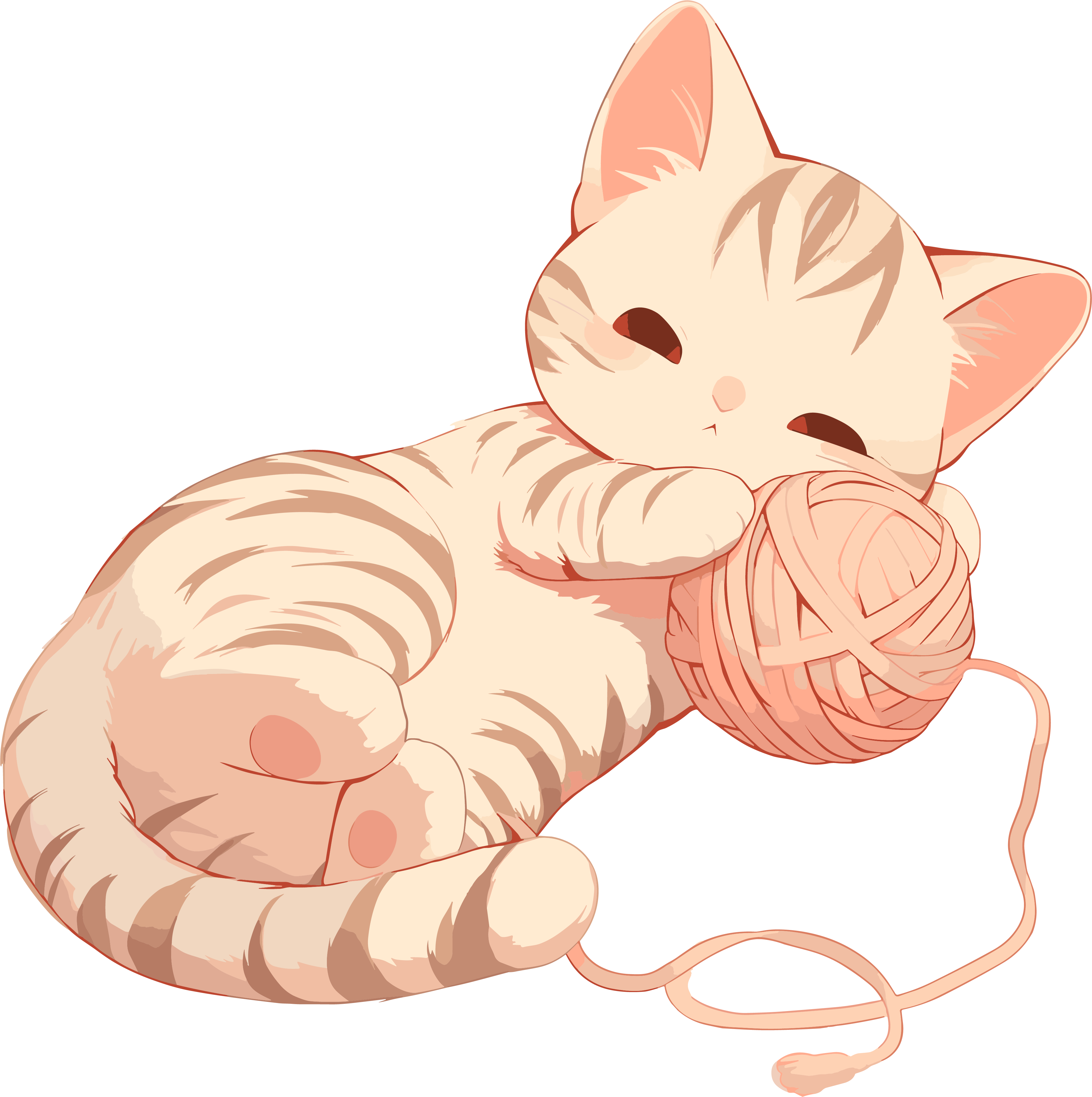 猫咪可爱插画