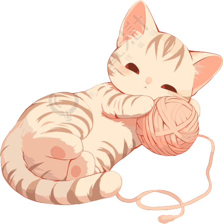 猫咪可爱插画