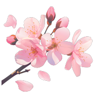桃花图形素材