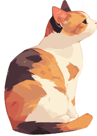 猫咪可商用插画