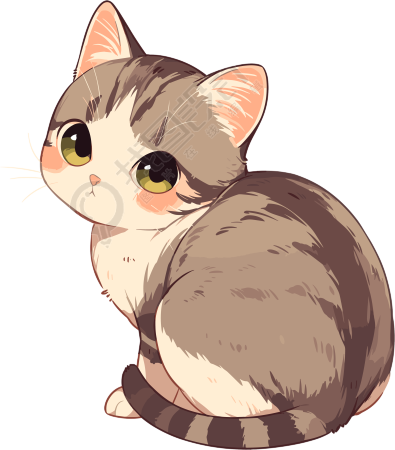 猫咪插画商用素材