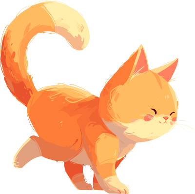 猫咪简笔画素材