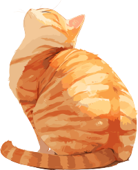 猫咪卡通矢量素材