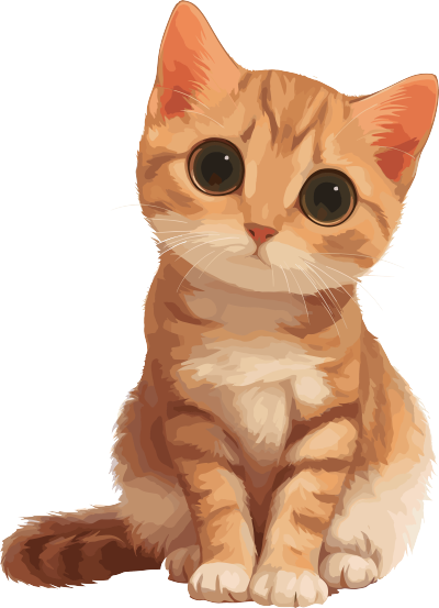 猫咪可爱卡通元素