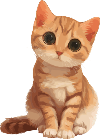 猫咪可爱卡通元素