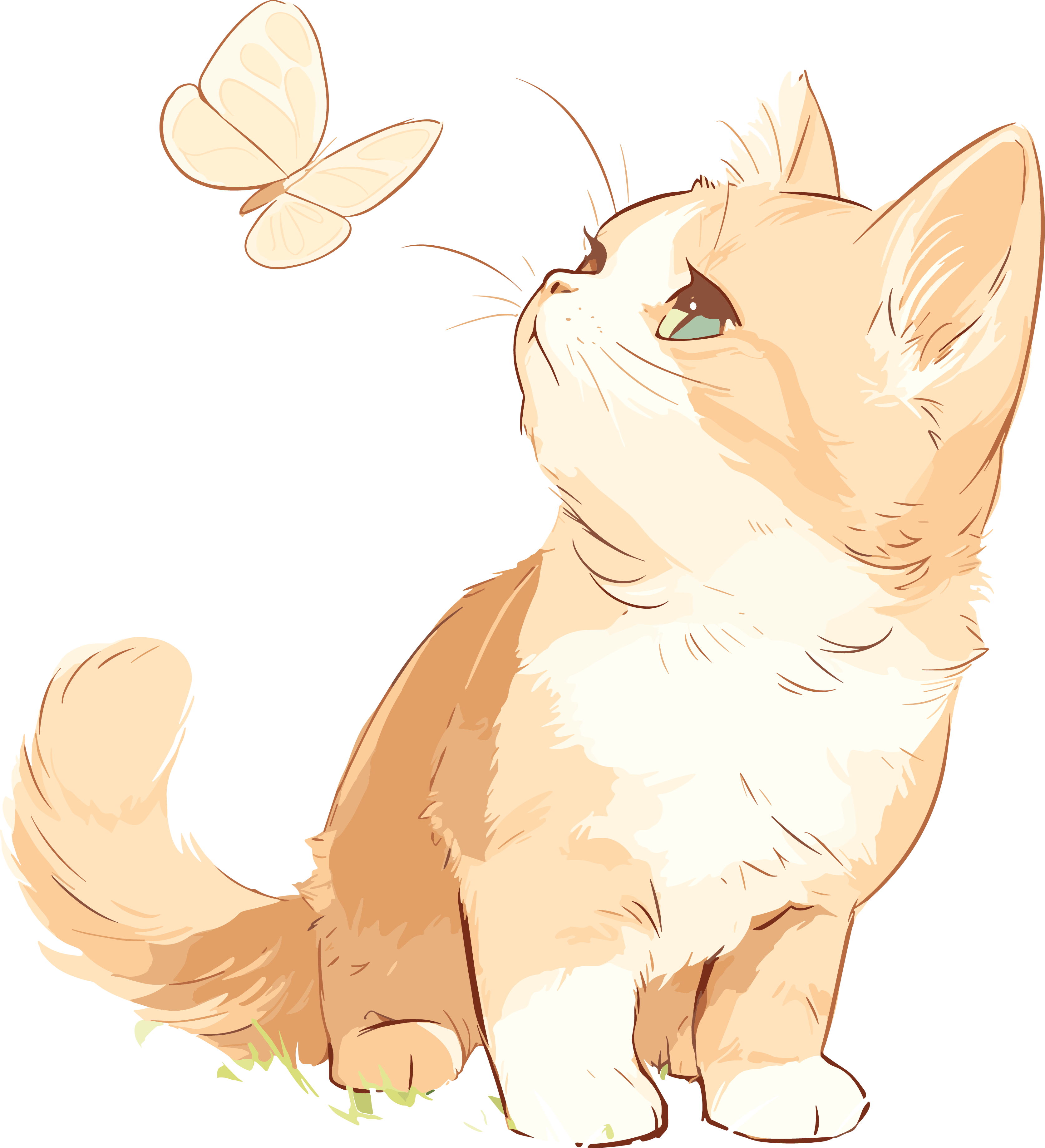 猫咪高清质量插画