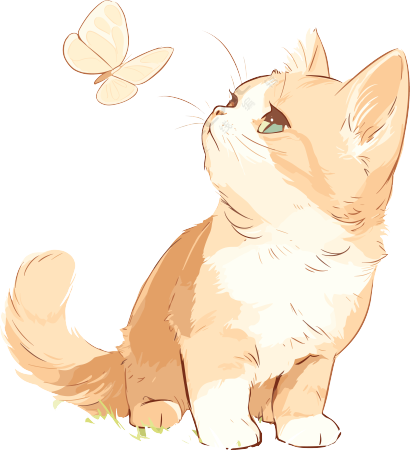 猫咪高清质量插画