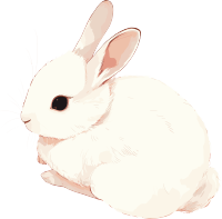 兔子矢量插画