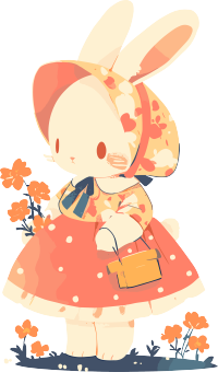 兔子华美服装素材