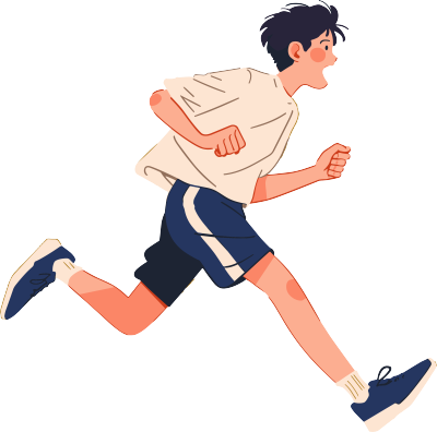 春季运动会跑步简约插图