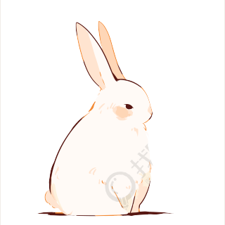 兔子可商用插图