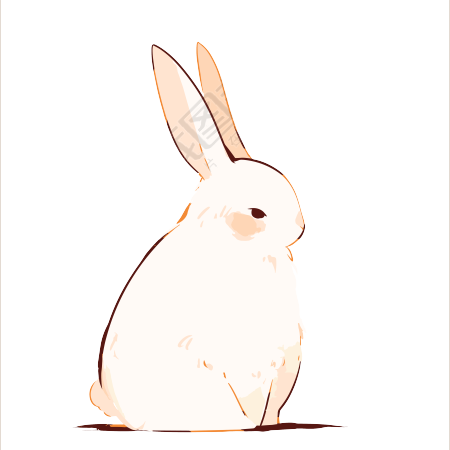 兔子可商用插图