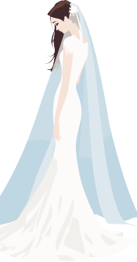 简约婚纱元素