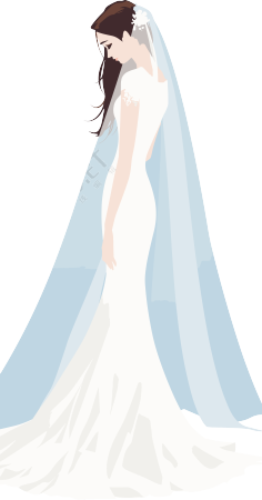 简约婚纱元素