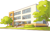 校园教学楼插图