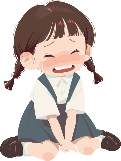 校园霸凌插画