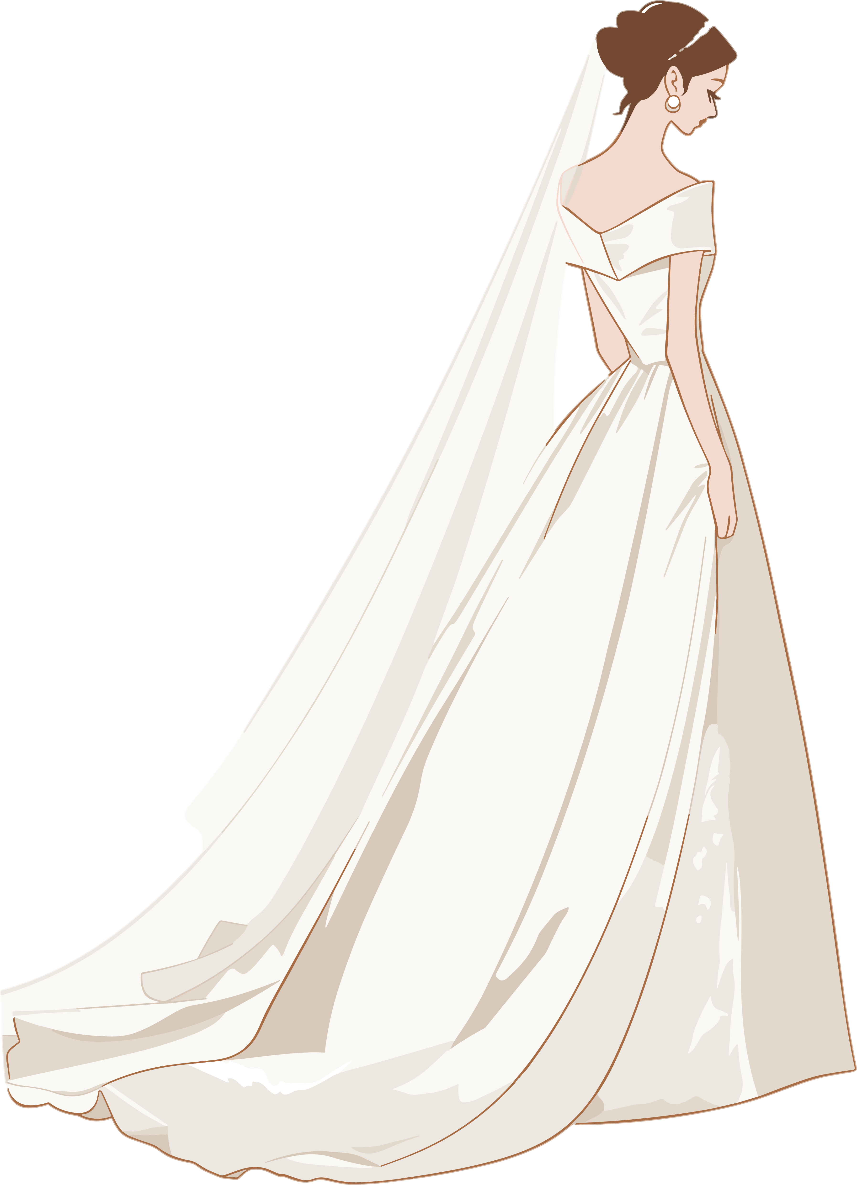 简约婚纱创意元素