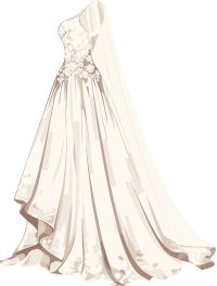 简约婚纱创意设计素材