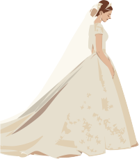 新娘简约婚纱素材