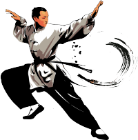 武术创意插图
