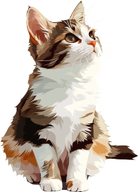猫咪插画设计素材