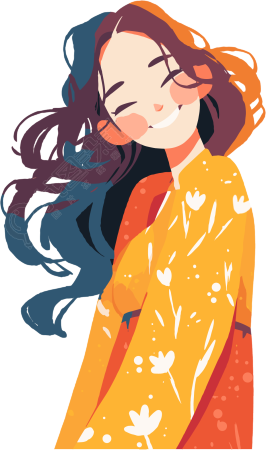 少女透明背景素材