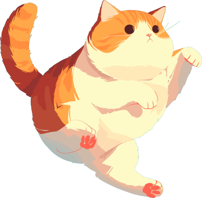 猫咪贴纸素材