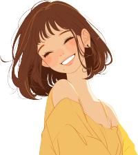 少女素材插画