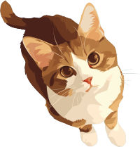 猫咪可爱插图
