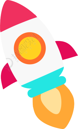 火箭图标创意素材