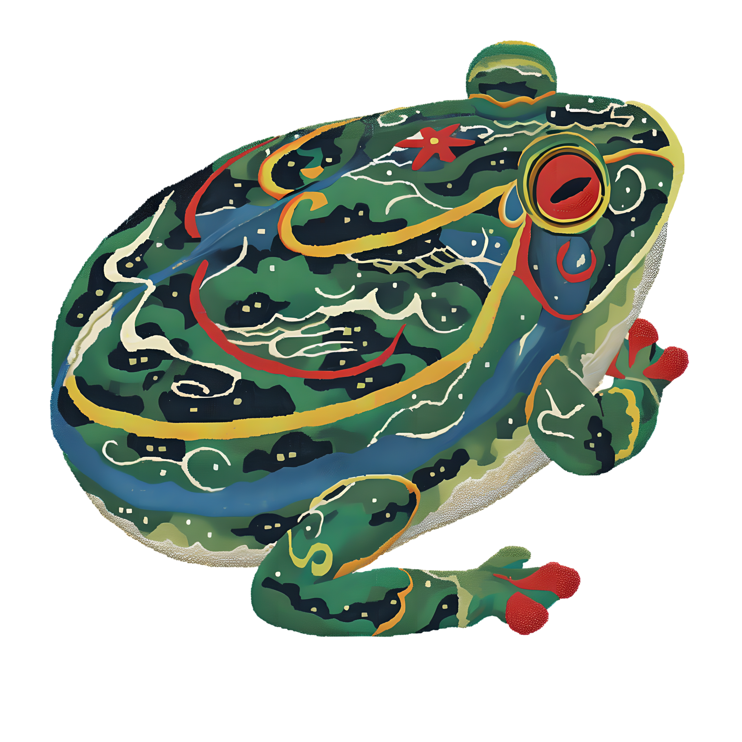 青蛙玩具复古素材