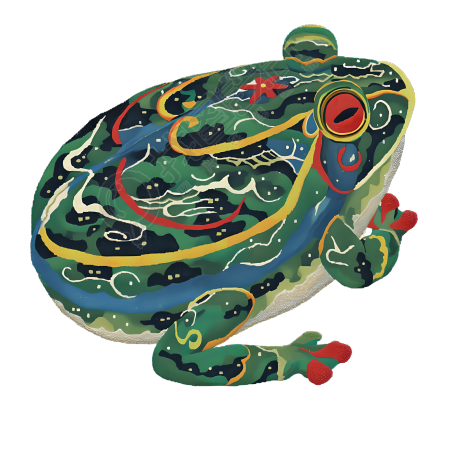 青蛙玩具复古素材