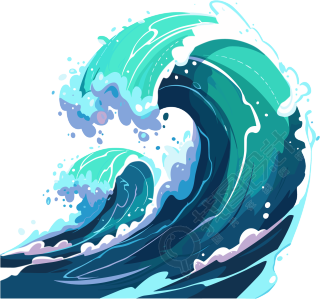 海浪高清插图