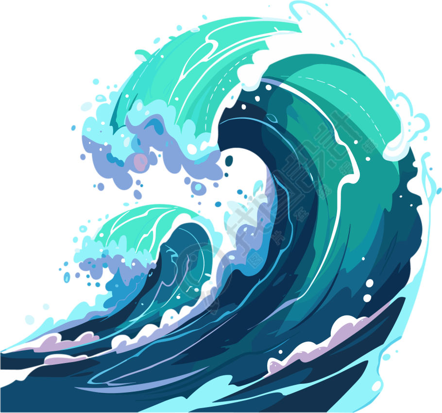 海浪高清插图