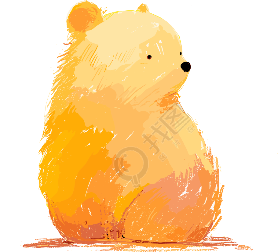 小熊可商用插画