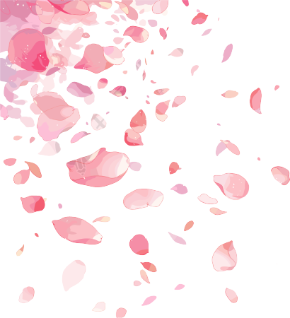 花瓣贴纸可商用插图