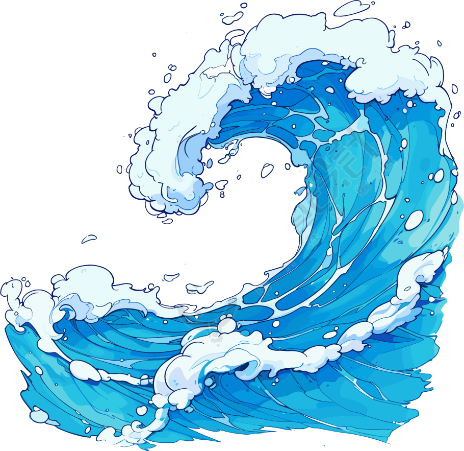 海浪商业用途插图