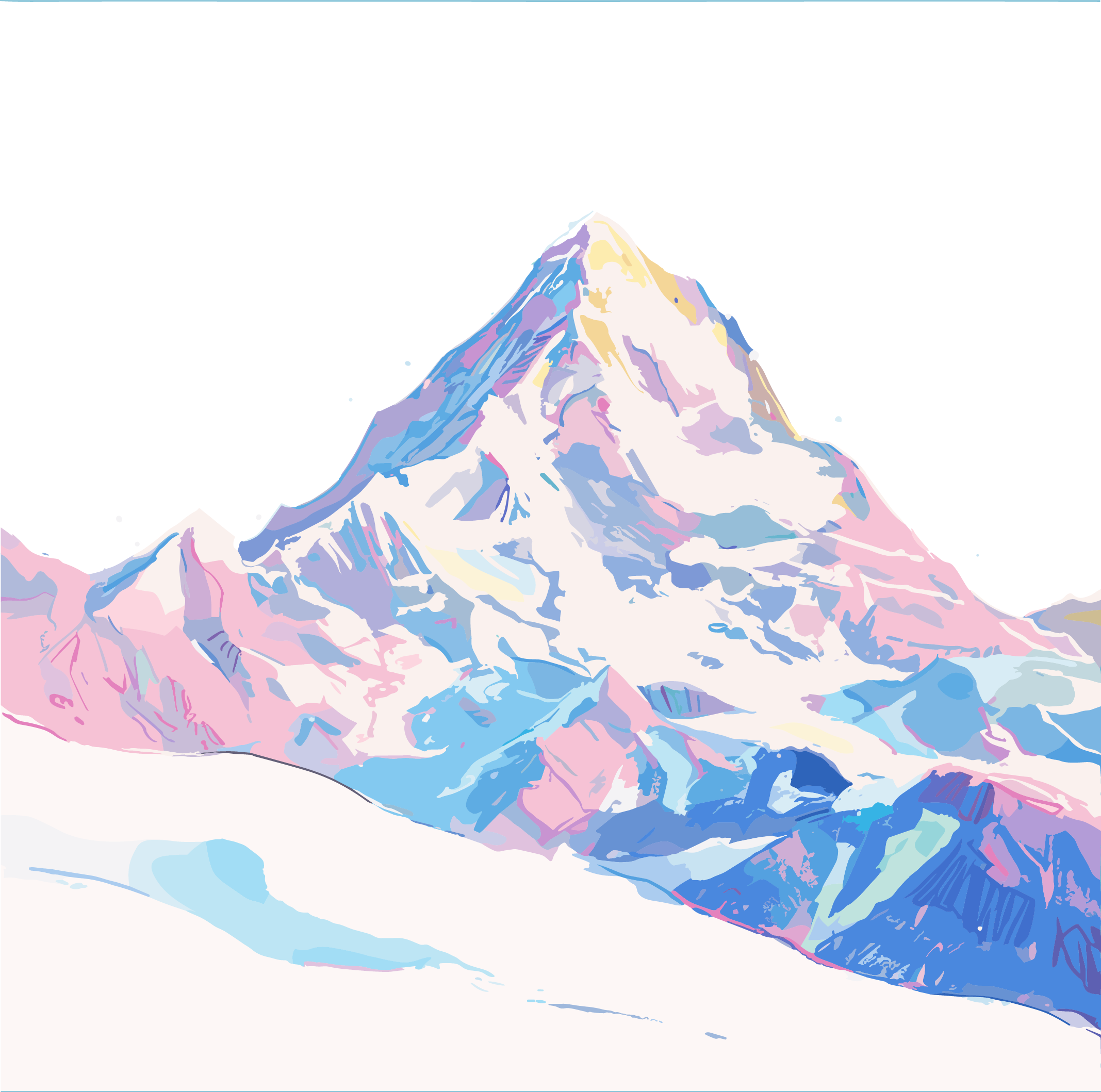 雪山美景插图