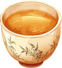 凉茶简约插画