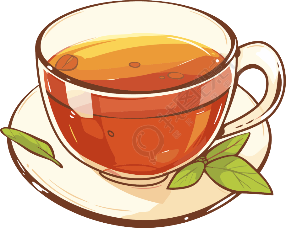 凉茶矢量插图素材
