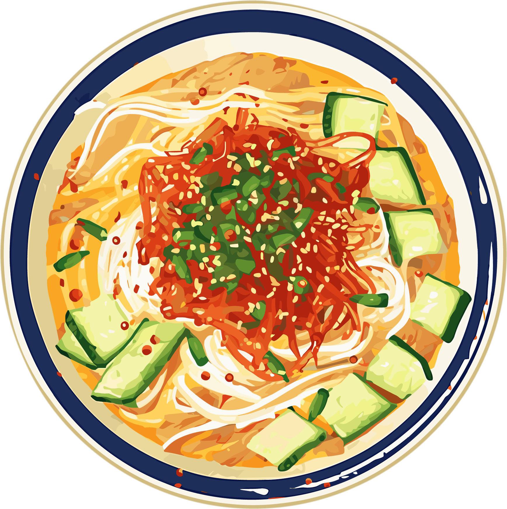 凉面创意素材