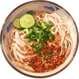 清爽凉面素材