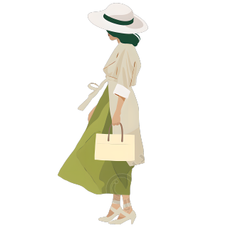 夏日游玩女生海边旅游插图