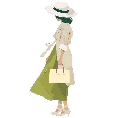 夏日游玩女生海边旅游插图
