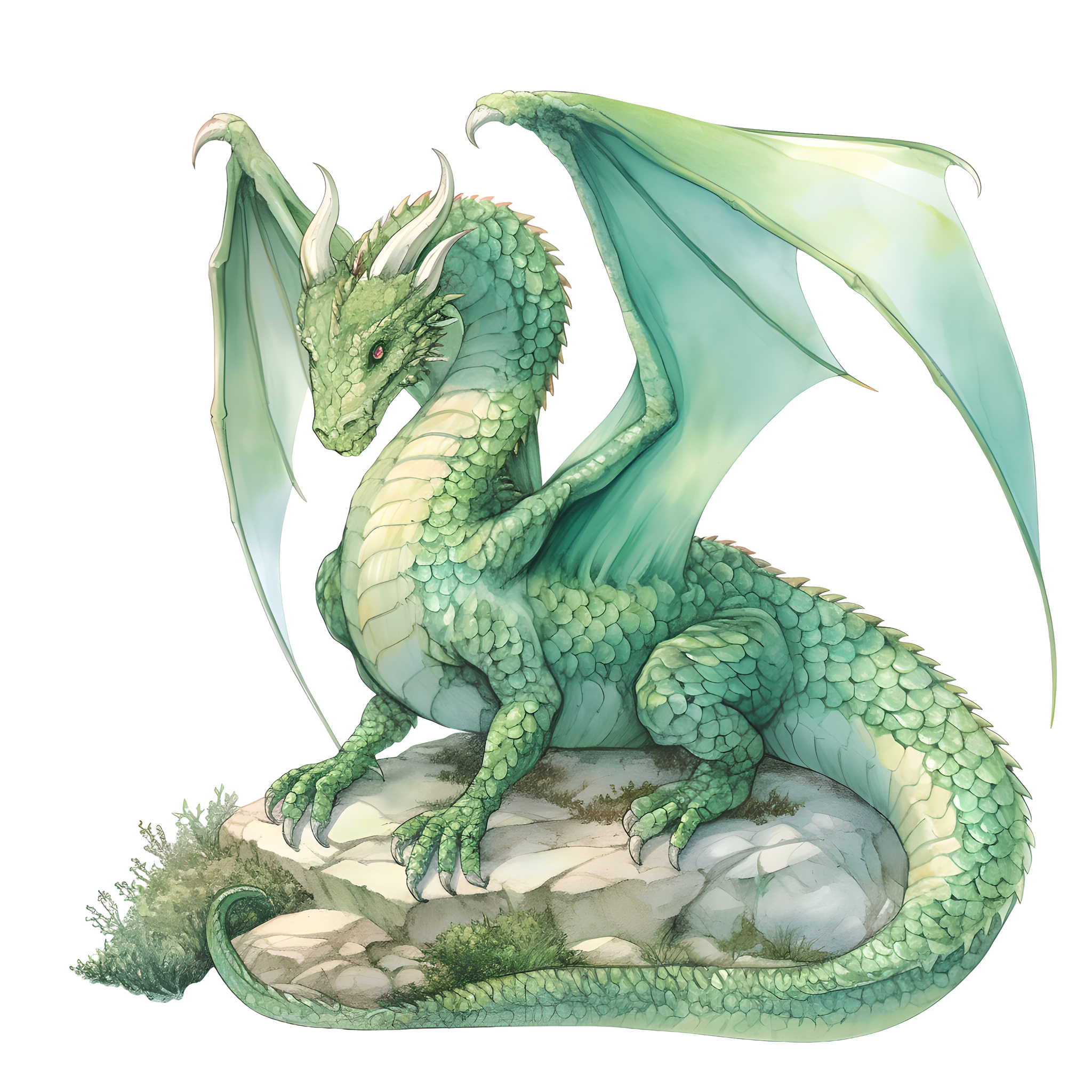 龙族彩铅插画