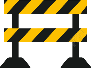 交通安全路障元素