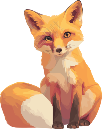 狐狸动物插画